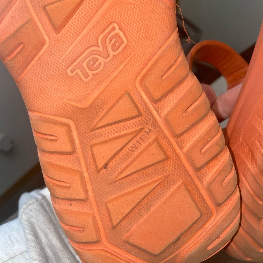 Teva Sandals Orange Women’s 11 / Men’s 9 Adjustable Comfort Sport - Picture 4 of 4